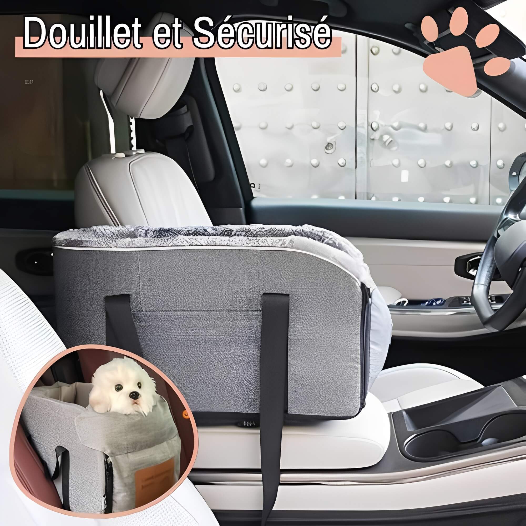 Sac de Transport pour Chien – Confort et Sécurité | JuJuCarNest™ – Image 3