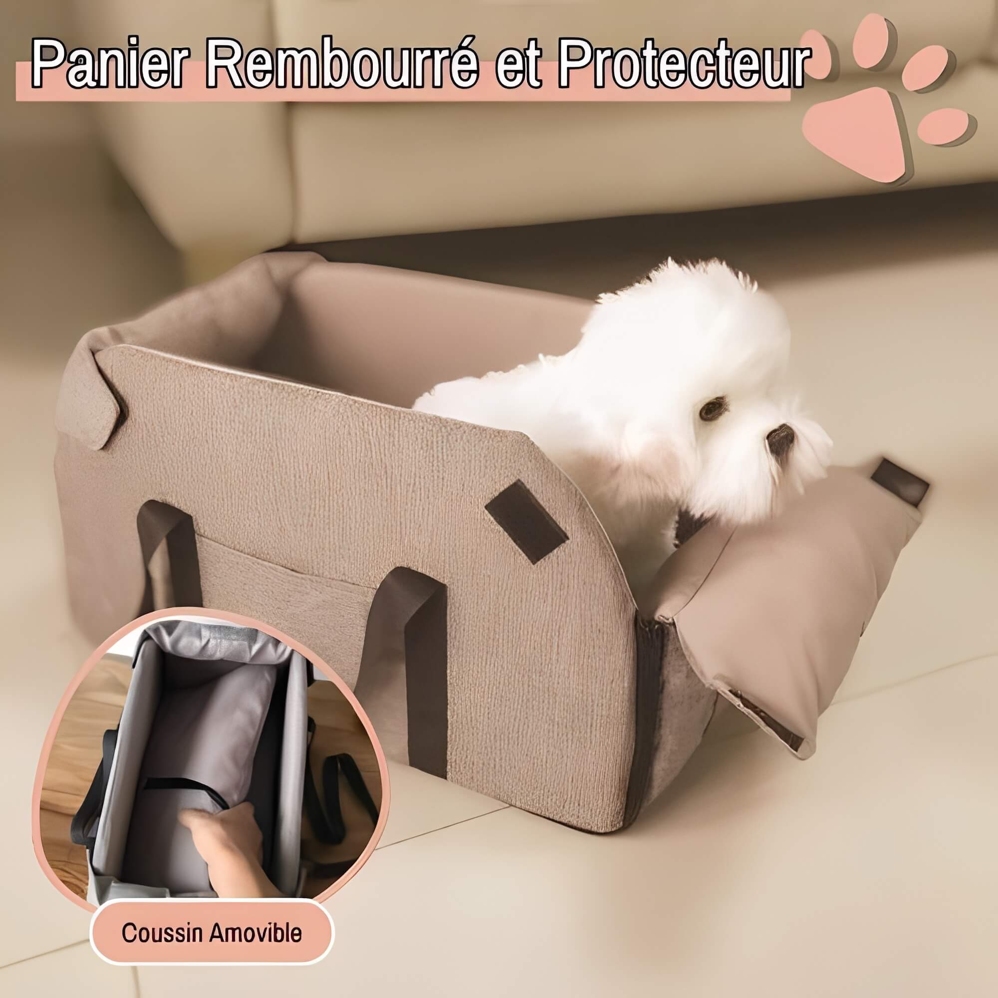 Sac de Transport pour Chien – Confort et Sécurité | JuJuCarNest™ – Image 4